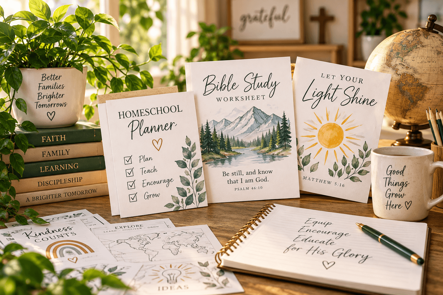 Christian homeschool and Bible study resources